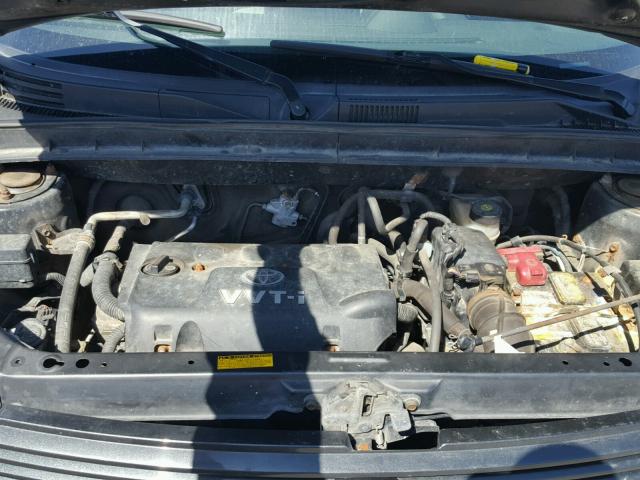 JTLKT324664084705 - 2006 TOYOTA SCION XB BLACK photo 7