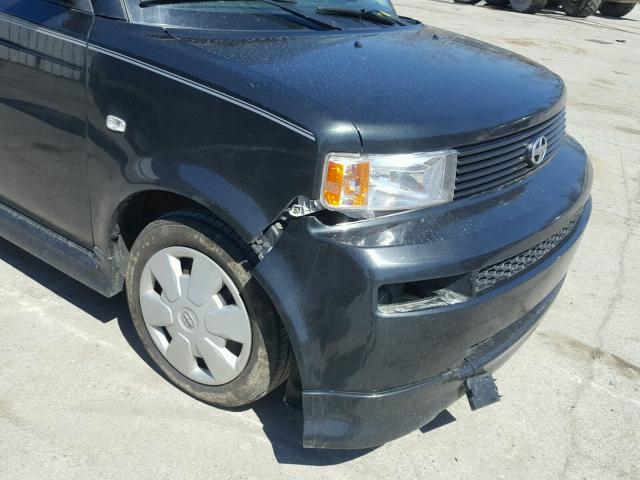 JTLKT324664084705 - 2006 TOYOTA SCION XB BLACK photo 9
