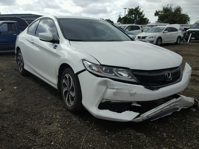 1HGCT1B37GA005803 - 2016 HONDA ACCORD LX- WHITE photo 1