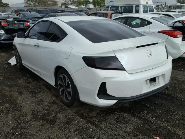 1HGCT1B37GA005803 - 2016 HONDA ACCORD LX- WHITE photo 3