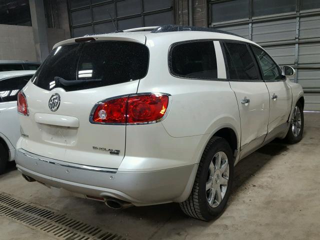 5GALVCED4AJ162884 - 2010 BUICK ENCLAVE CX WHITE photo 4