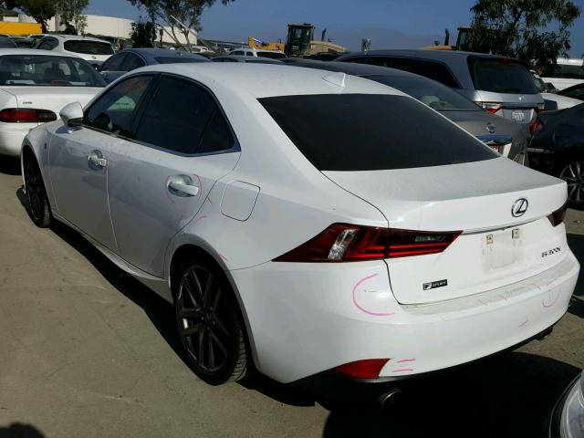 JTHBA1D23G5011786 - 2016 LEXUS IS 200T WHITE photo 3