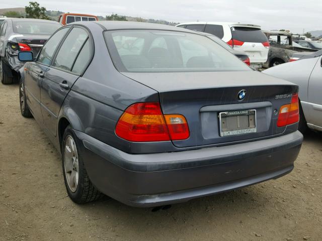 WBAEU334X3PH88694 - 2003 BMW 325 XI GRAY photo 3