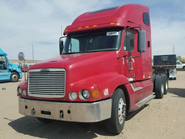 1FUJBBBD31PJ13551 - 2001 FREIGHTLINER CONVENTION RED photo 2