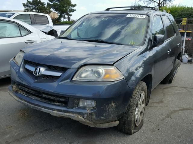 2HNYD18806H546903 - 2006 ACURA MDX TOURIN CHARCOAL photo 2