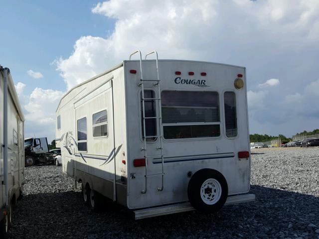 4YDF285243B037832 - 2005 COUG 5TH WHEEL WHITE photo 3