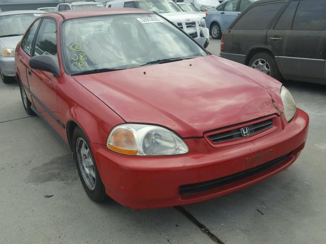 1HGEJ7124VL064576 - 1997 HONDA CIVIC HX RED photo 1