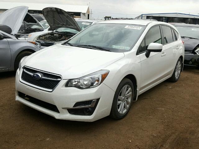 JF1GPAC62FH263798 - 2015 SUBARU IMPREZA PR WHITE photo 2