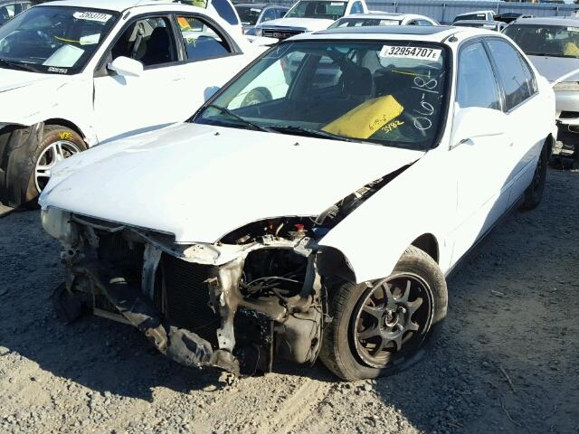 2HGEJ8545WH574886 - 1998 HONDA CIVIC EX WHITE photo 2