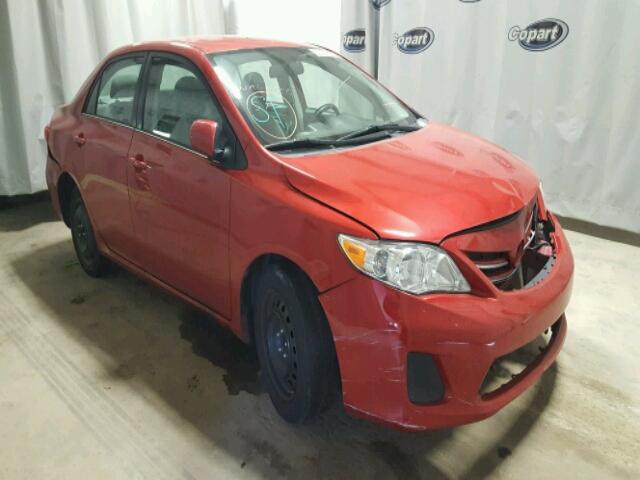 5YFBU4EE0DP156334 - 2013 TOYOTA COROLLA RED photo 1