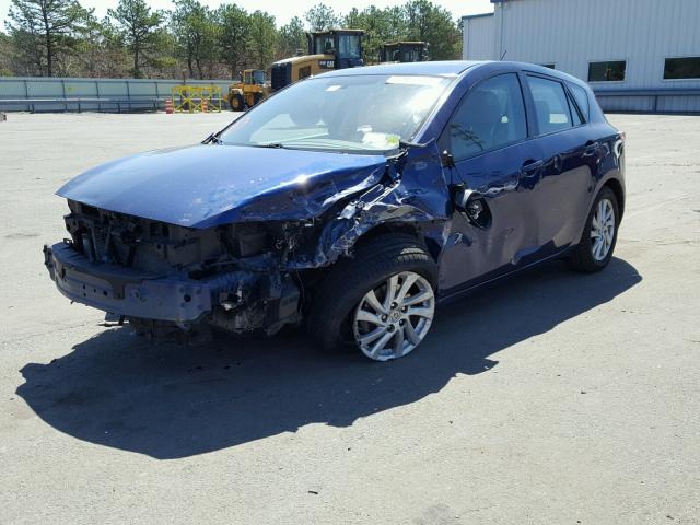 JM1BL1M83C1613668 - 2012 MAZDA 3 I BLUE photo 2