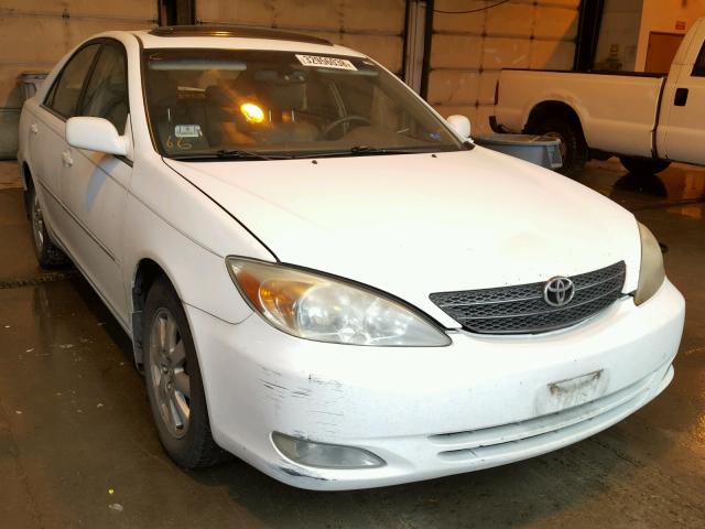 4T1BF30K63U048606 - 2003 TOYOTA CAMRY LE WHITE photo 1
