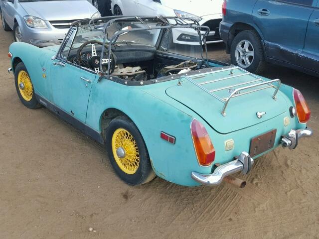 GAN5UC106903G - 1972 MG MIDGET GREEN photo 3