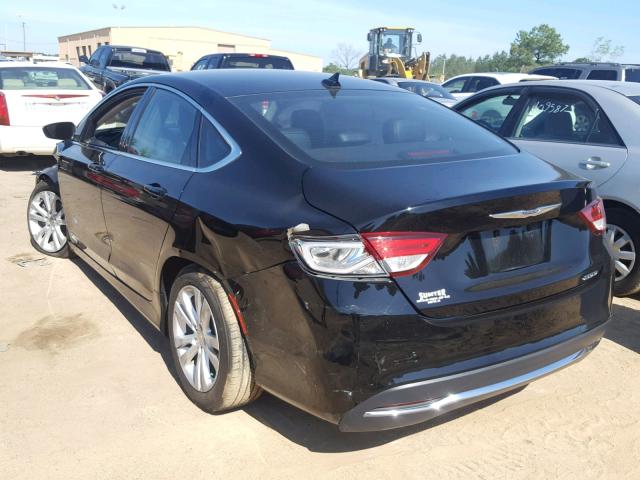 1C3CCCAB8HN508175 - 2017 CHRYSLER 200 LIMITE BLACK photo 3