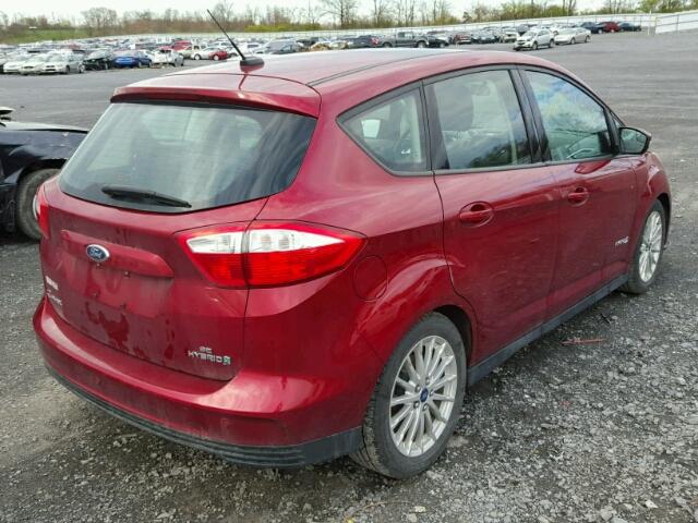 1FADP5AU8DL511266 - 2013 FORD C-MAX SE RED photo 4