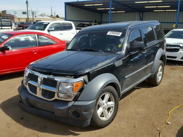 1D8GU28K17W698762 - 2007 DODGE NITRO SXT BLACK photo 2