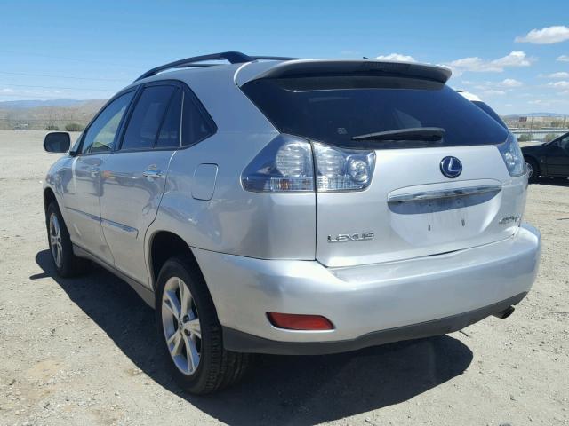 JTJHW31U582068375 - 2008 LEXUS RX 400H SILVER photo 3