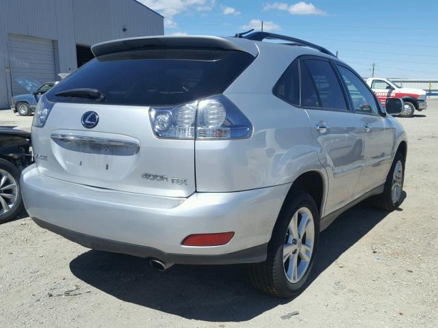 JTJHW31U582068375 - 2008 LEXUS RX 400H SILVER photo 4