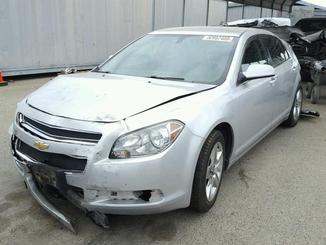 1G1ZC5EB4AF169998 - 2010 CHEVROLET MALIBU 1LT 银色 照片 2