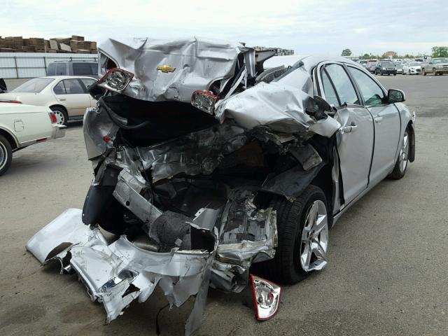 1G1ZC5EB4AF169998 - 2010 CHEVROLET MALIBU 1LT 银色 照片 4