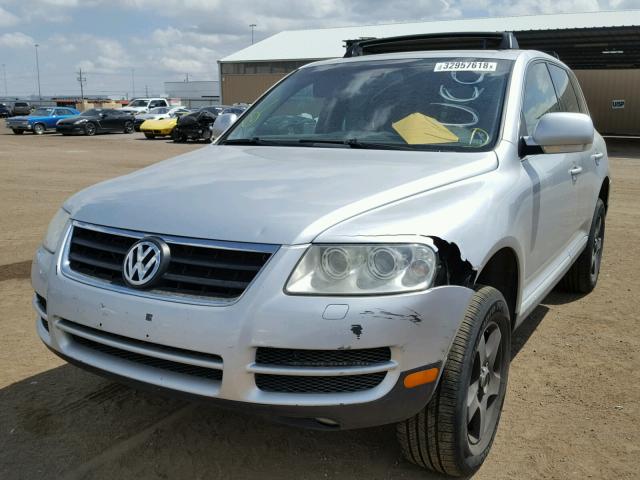 WVGBC67LX4D033309 - 2004 VOLKSWAGEN TOUAREG 3. SILVER photo 2