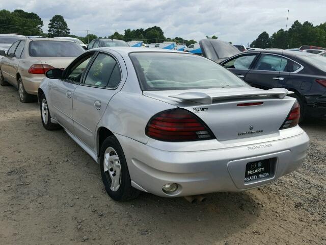 1G2NE52E15M134193 - 2005 PONTIAC GRAND AM S SILVER photo 3