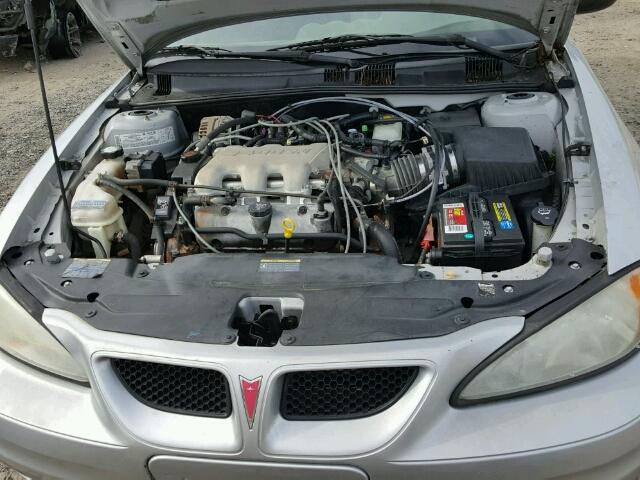 1G2NE52E15M134193 - 2005 PONTIAC GRAND AM S SILVER photo 7