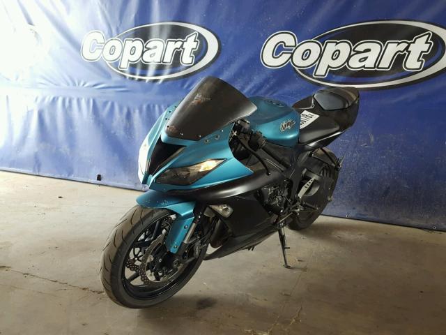 JKBZXJE14EA010905 - 2014 KAWASAKI ZX636 E TURQUOISE photo 2