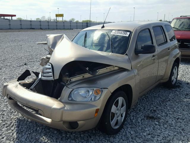 3GNDA13D18S631340 - 2008 CHEVROLET HHR LS GOLD photo 2
