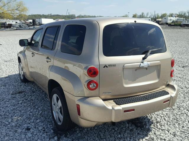 3GNDA13D18S631340 - 2008 CHEVROLET HHR LS GOLD photo 3