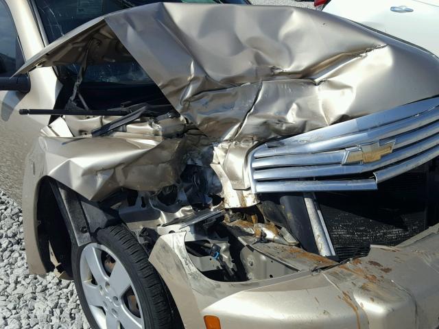 3GNDA13D18S631340 - 2008 CHEVROLET HHR LS GOLD photo 9