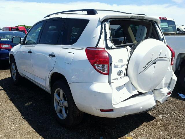 JTMZD33V965013314 - 2006 TOYOTA RAV4 WHITE photo 3