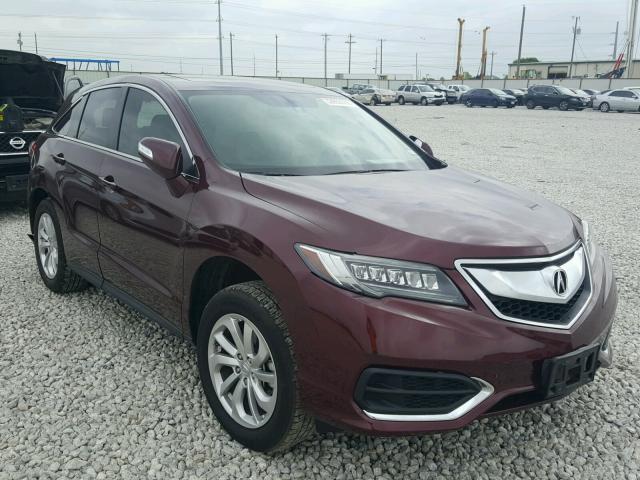 5J8TB3H39HL000856 - 2017 ACURA RDX BASE MAROON photo 1