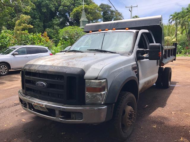 1FDXF47R98ED67725 - 2008 FORD F450 SUPER WHITE photo 2