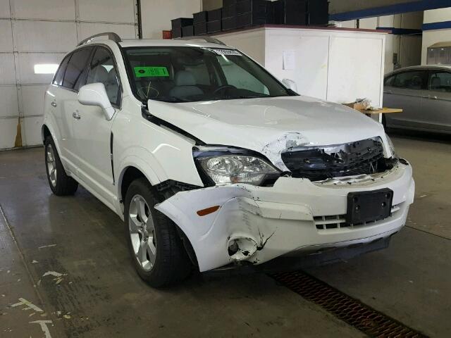 3GNAL4EK2ES635869 - 2014 CHEVROLET CAPTIVA LT WHITE photo 1