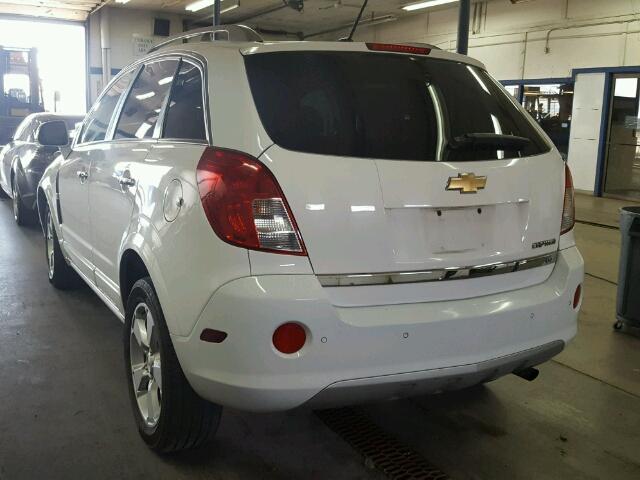 3GNAL4EK2ES635869 - 2014 CHEVROLET CAPTIVA LT WHITE photo 3