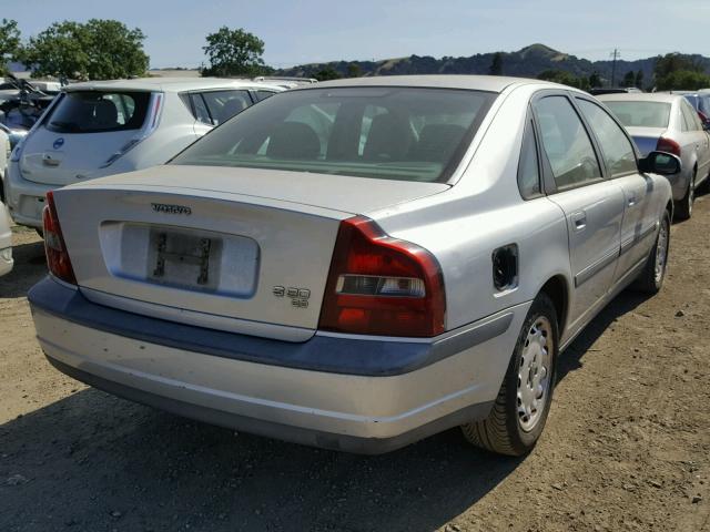 YV1TS97D1X1024665 - 1999 VOLVO S80 SILVER photo 4