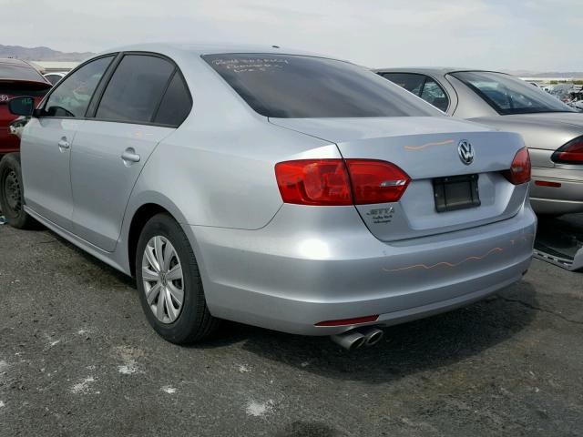 3VW2K7AJ8EM275684 - 2014 VOLKSWAGEN JETTA BASE 银色 照片 3