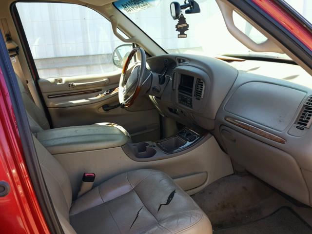 5LMEU27AXYLJ40340 - 2000 LINCOLN NAVIGATOR 红色 照片 5