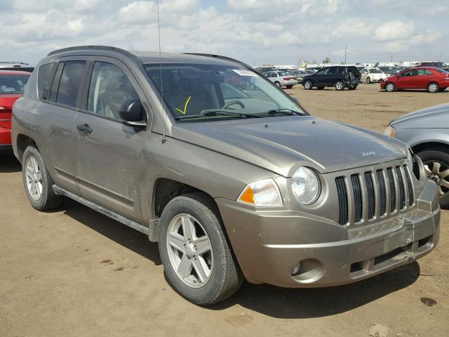 1J8FF47W48D577489 - 2008 JEEP COMPASS SP GOLD photo 1