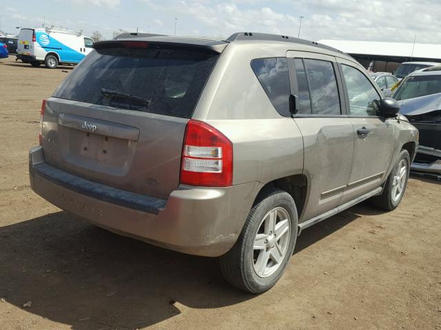 1J8FF47W48D577489 - 2008 JEEP COMPASS SP GOLD photo 4