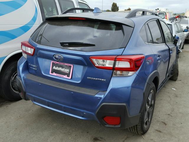 JF2GTAMC2J8261196 - 2018 SUBARU CROSSTREK BLUE photo 4