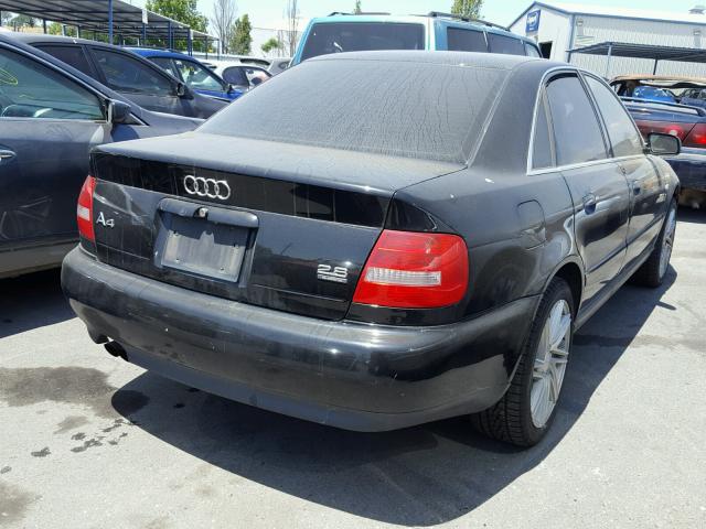 WAUDH68D61A002154 - 2001 AUDI A4 2.8 QUA BLACK photo 4