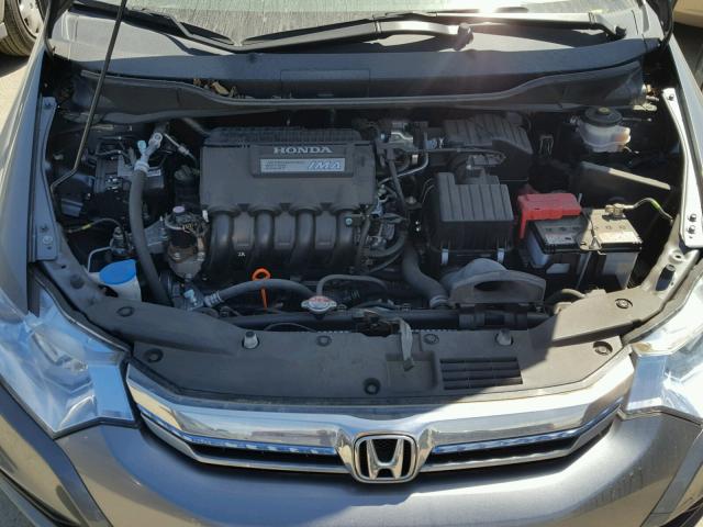 JHMZE2H58DS004732 - 2013 HONDA INSIGHT LX GRAY photo 7