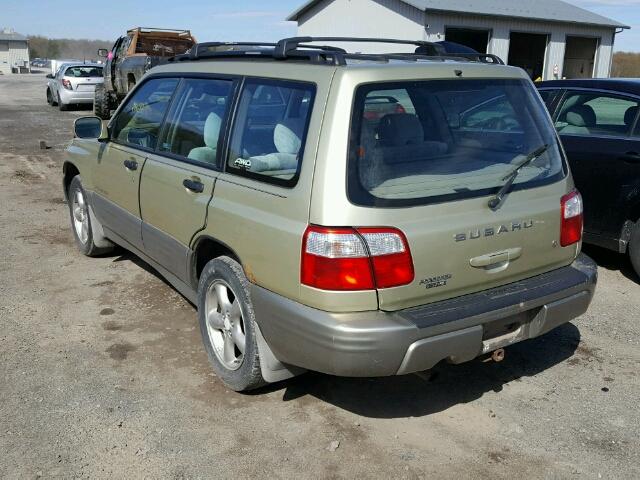 JF1SF65591H719335 - 2001 SUBARU FORESTER S 金色 照片 3