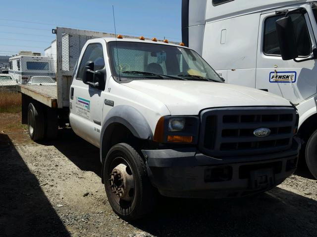 1FDXF46P25EC72323 - 2005 FORD F450 SUPER WHITE photo 1