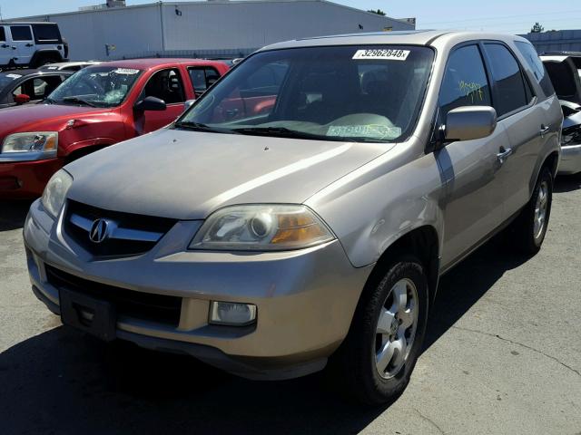 2HNYD18275H555477 - 2005 ACURA MDX GOLD photo 2