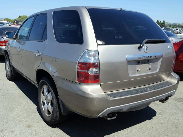 2HNYD18275H555477 - 2005 ACURA MDX GOLD photo 3