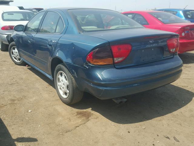 1G3NL52F53C276432 - 2003 OLDSMOBILE ALERO GL TEAL photo 3