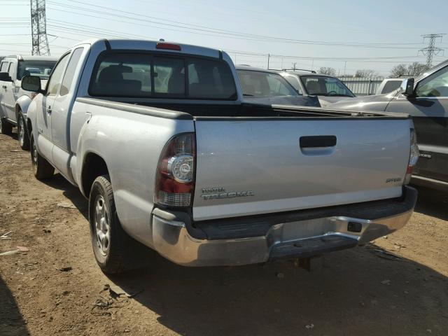 5TETX22N89Z646056 - 2009 TOYOTA TACOMA SILVER photo 3